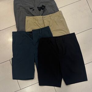 RSQ Boys Hybrid Shorts Set (5) - Gray, Tan, Blue, Black- Size 14